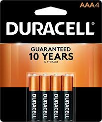 Duracell 4 piles AAA