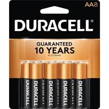 Duracell 8 piles AA