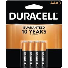Duracell 8 piles AAA