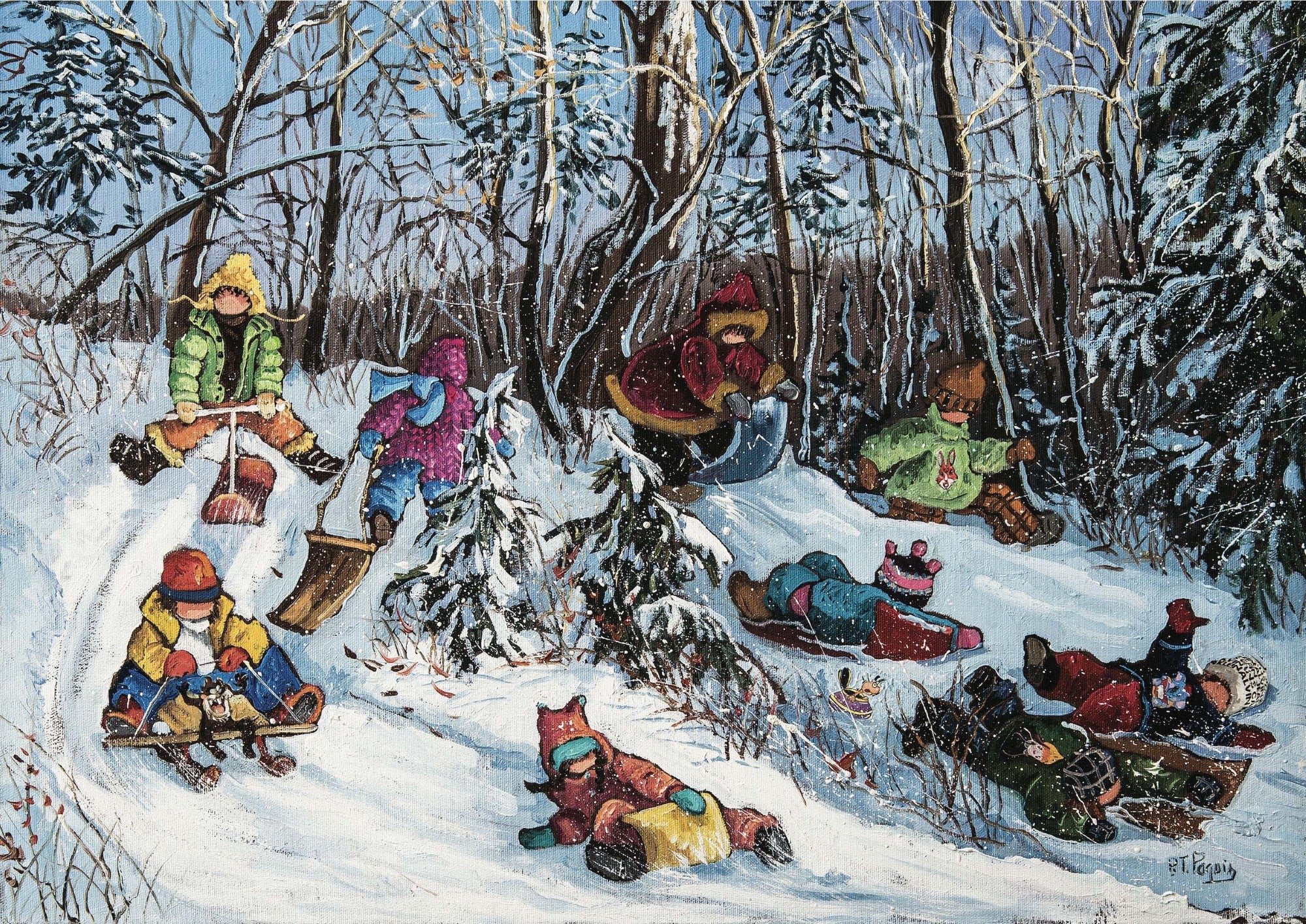 PAQUIN - À CHACUN SON SENTIER - 1000 pièces