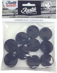 Recharge 10 rondelles de bois 26mm