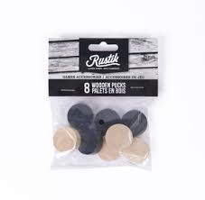 8 rondelles en bois de remplacement pour passe-tra