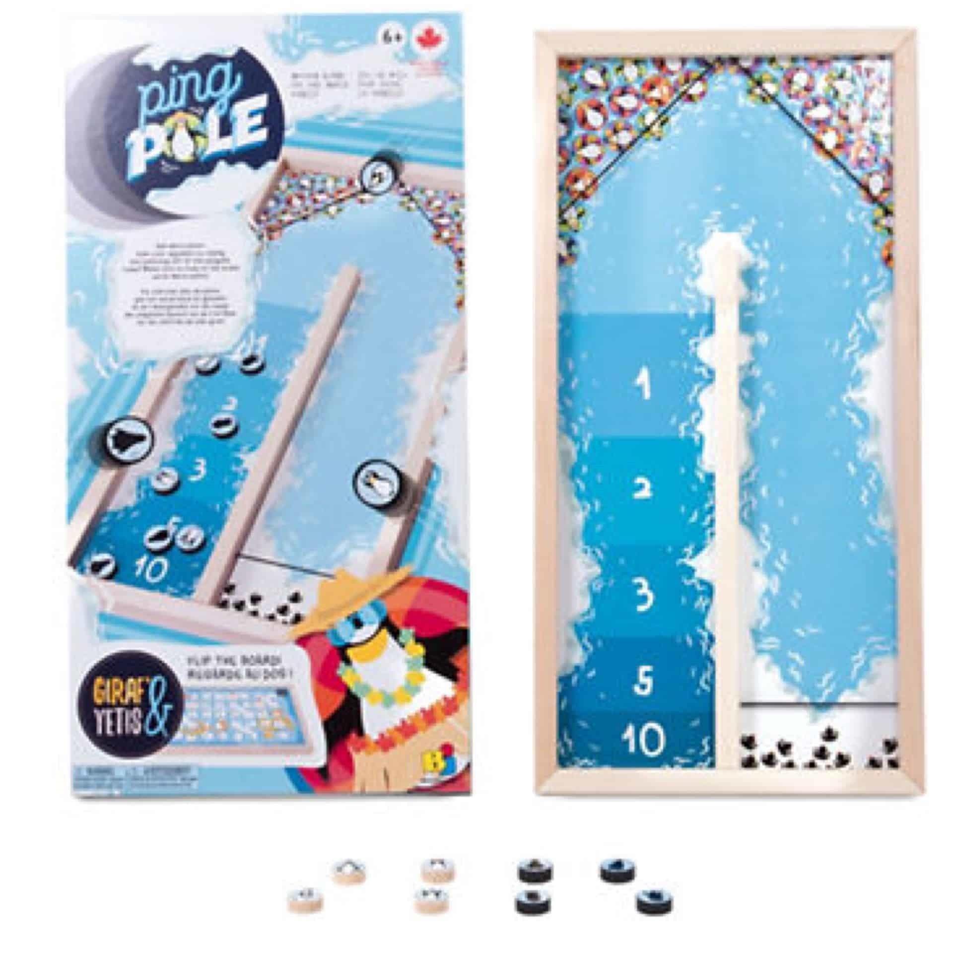 Ping pole en bois style bumpershot