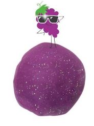 Pâte à modeler scintillante - RAISIN pot de 100g