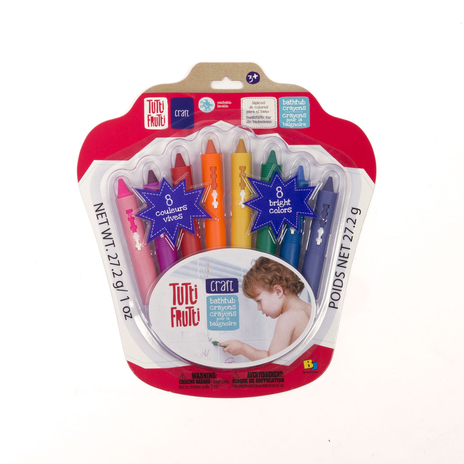 Crayons de couleur pour le bain – 8 Couleurs – SES Creative