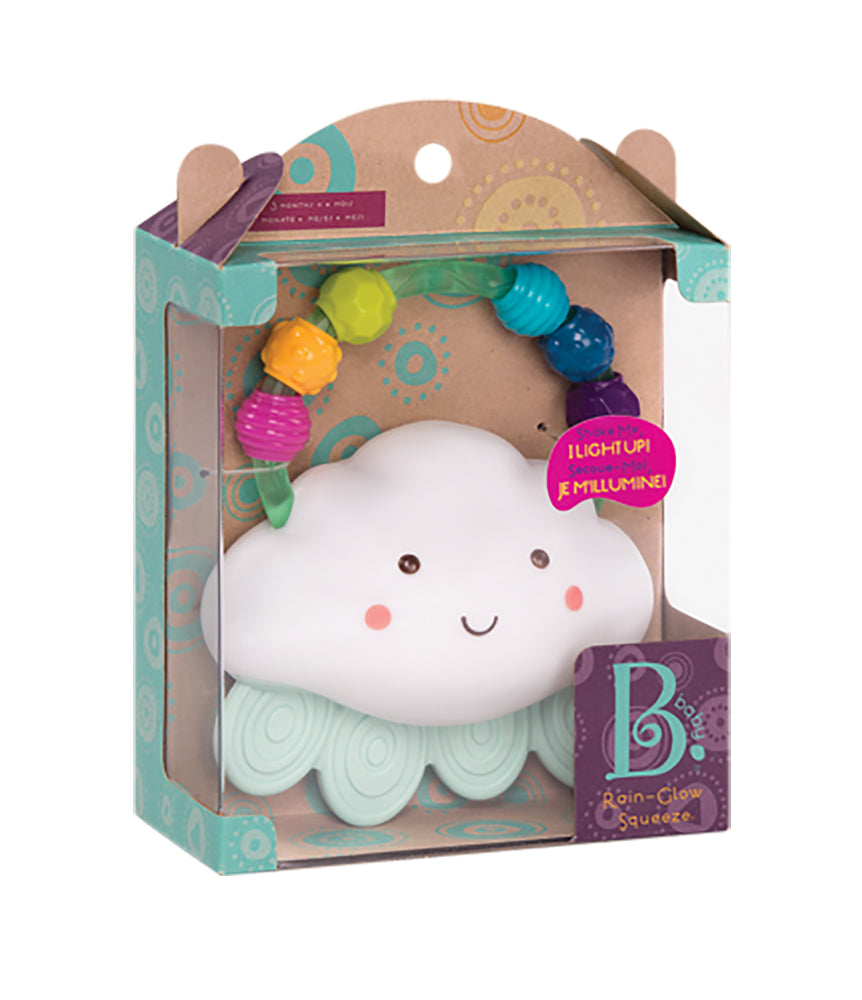 B. Hochet nuage lumineux Rain Glow Squeeze