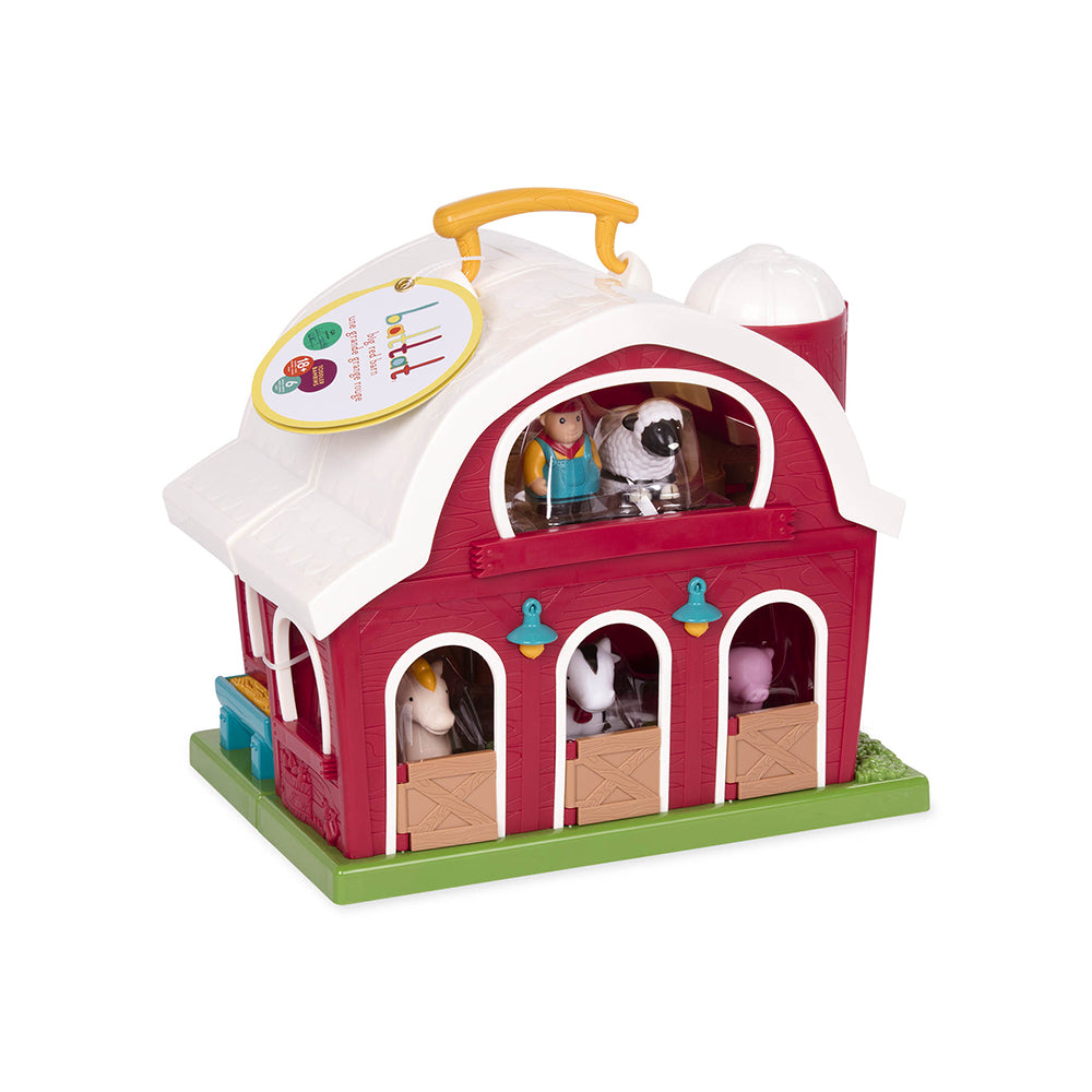 Battat Ferme rouge avec figurines