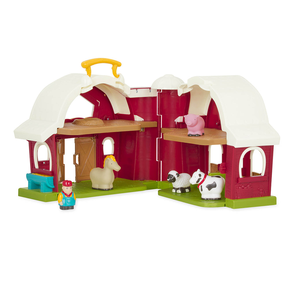 Battat Ferme rouge avec figurines