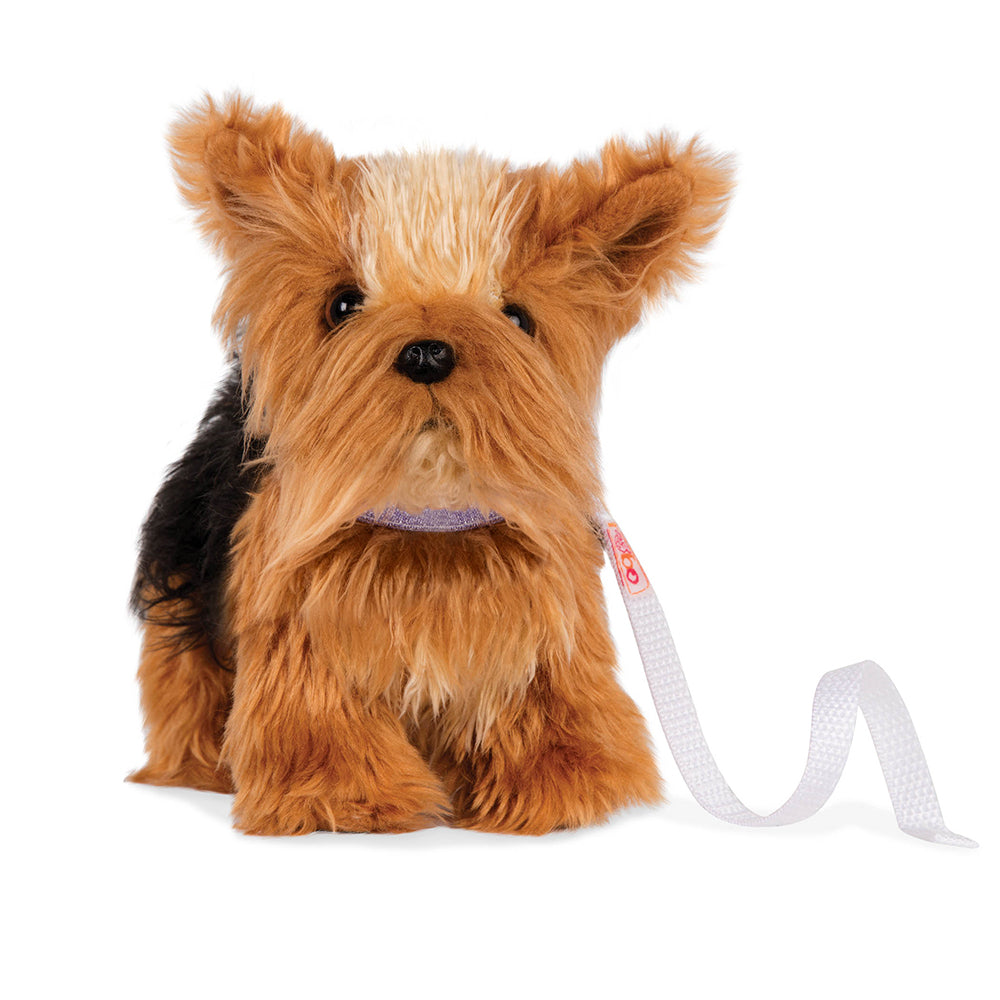 Chiot Yorshire Terrier en peluche 15 cm