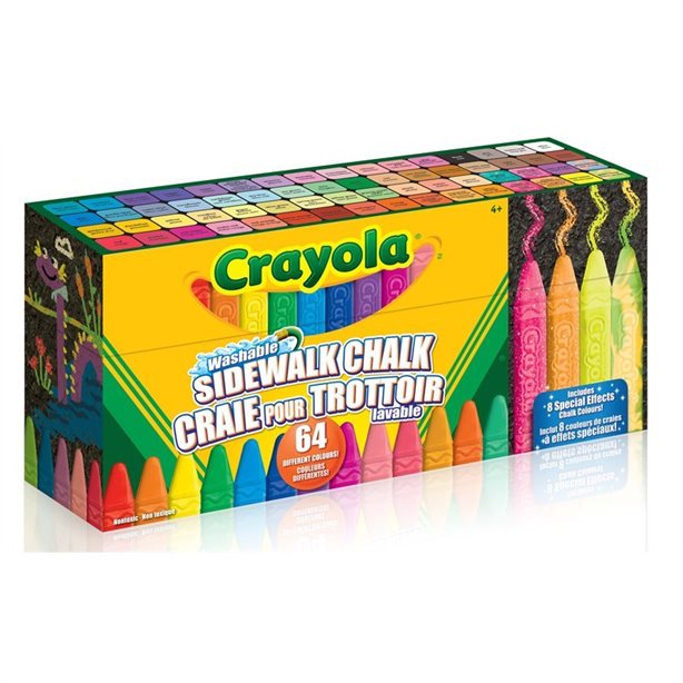 Craies de trottoir 64 pcs
