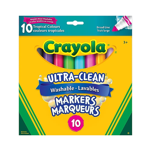 Marqueurs ultra-lavables, couleurs tropicales