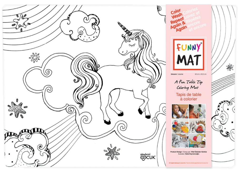 Funny Mat Napperon Licornes