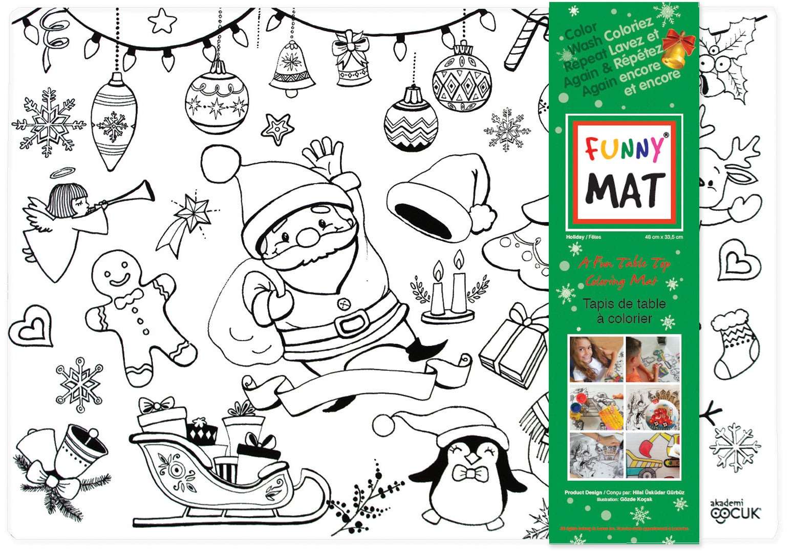 Funny Mat napperon Noel