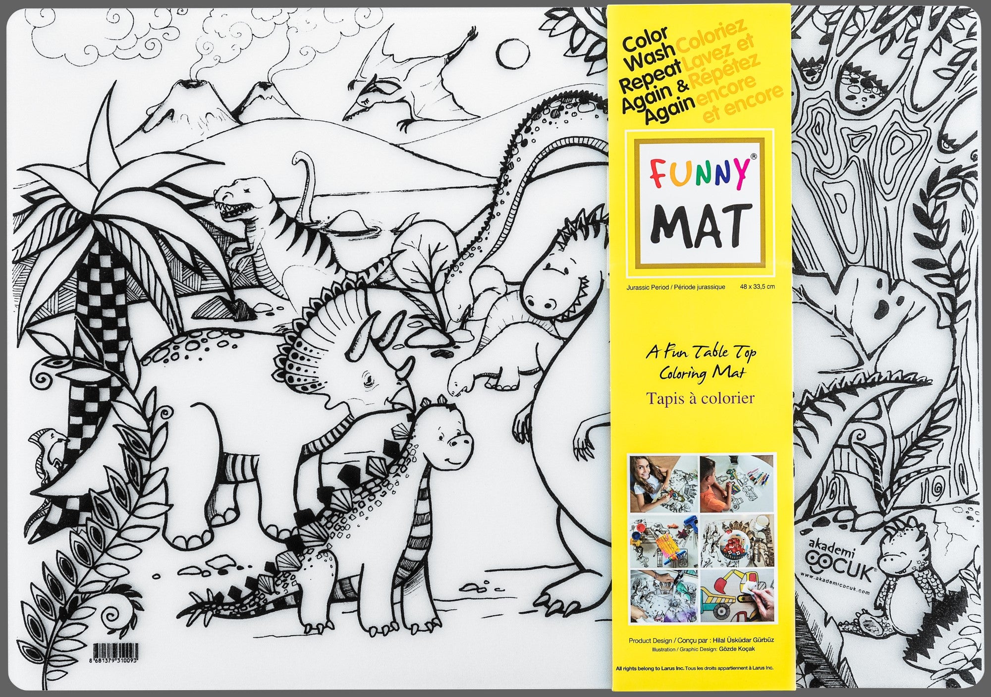 Funny Mat napperon dinosaures