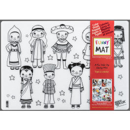 Funny Mat Napperon Enfants du monde