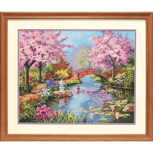Peinture à numéros - Jardin japonais 20X16''