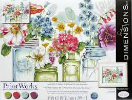 Arc-en-ciel de fleurs - peinture à numéros