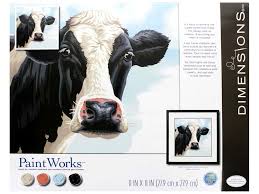 Vache - peinture à numéros