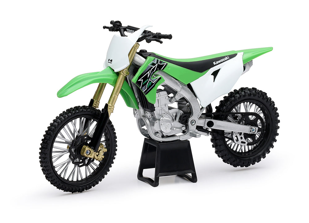Motocross Kawasaki 1:12 Verte