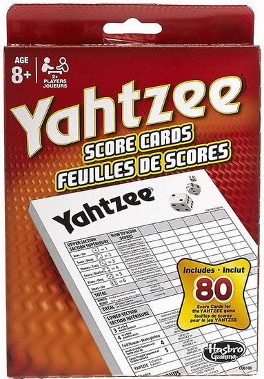 Yahtzee feuille de pointage