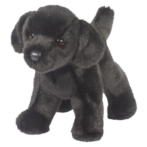 Peluche Labrador noir 12"
