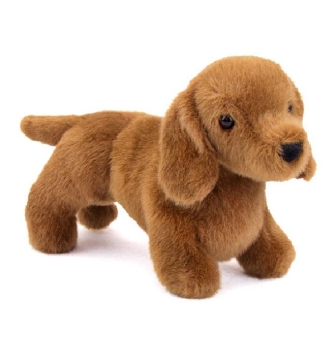Peluche Chien Saucisse 8"