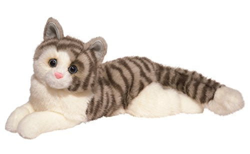 Peluche Chat rayé gris 19"