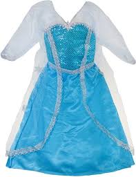 Robe de la reine des neiges, grandeur 5-6