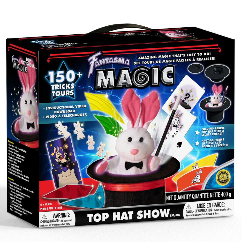Kit magique pour les enfants Tours de magie Jeux Jouet pour magicien Faire  semblant Jouer Habillement Ensemble avec 12 tours de magie