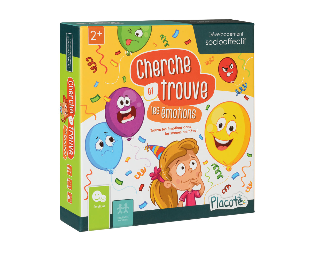 Placote Cherche et trouve les émotions