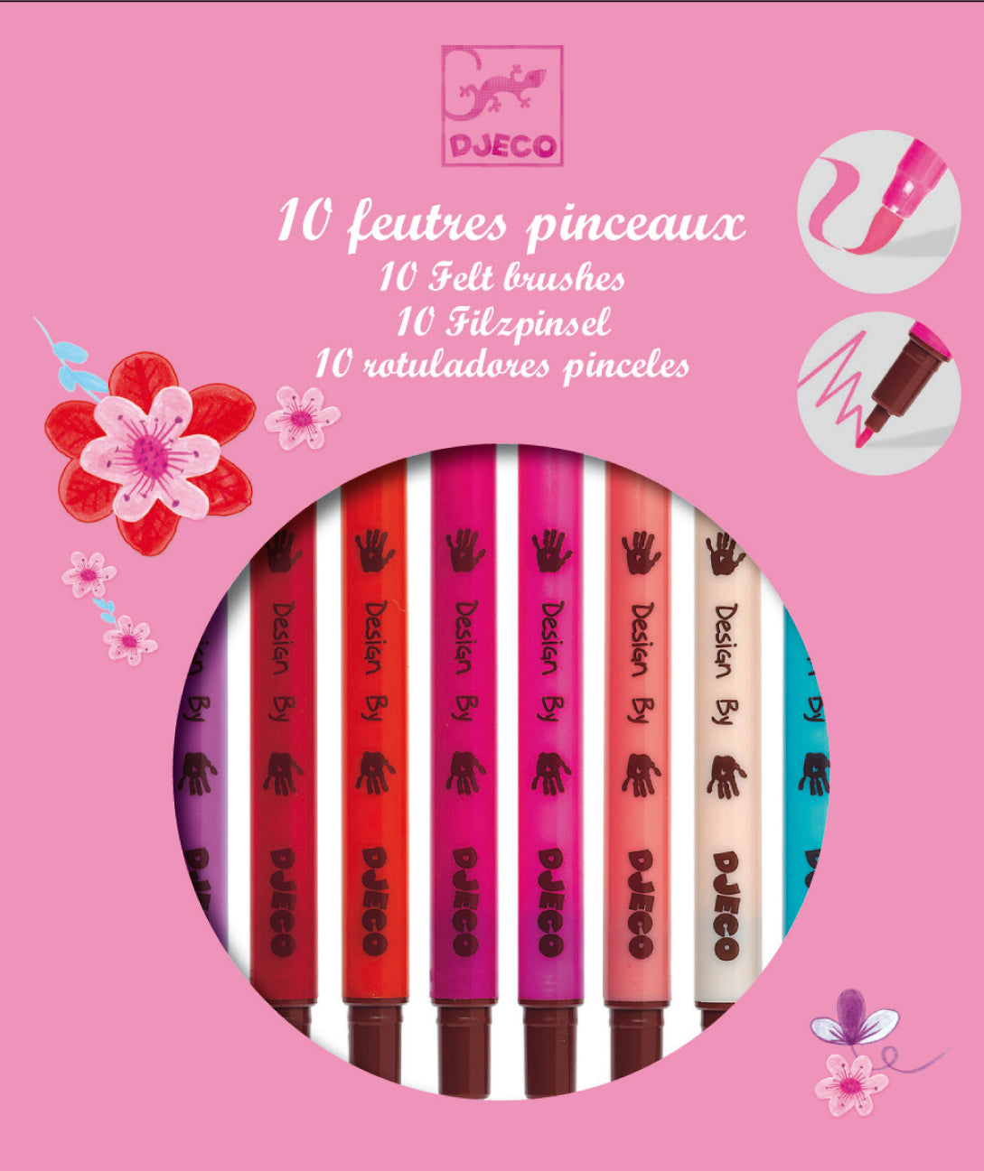 10 Feutres Pinceaux