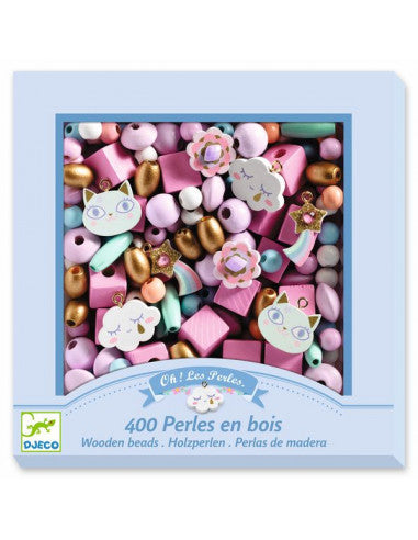 Wooden beads / Rainbow