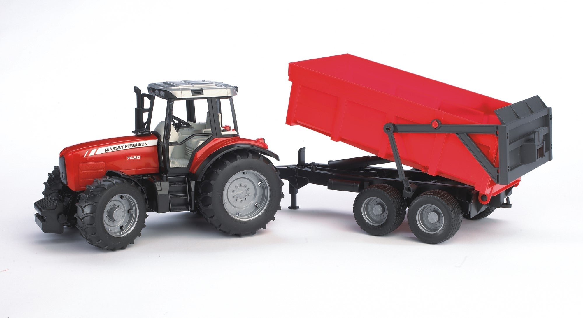 Tracteur Massey 7480 et Remorque