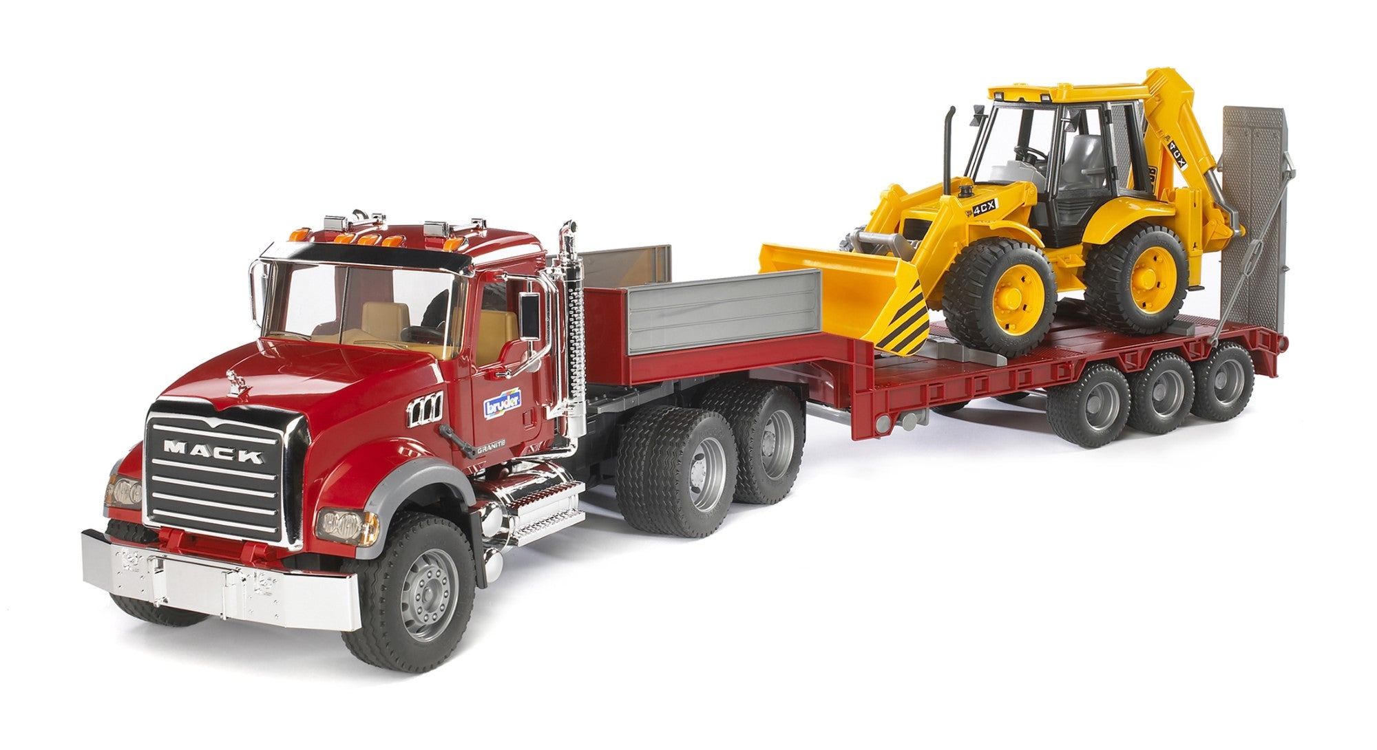 Mack Camion Loader Avec Tracteur Jcb