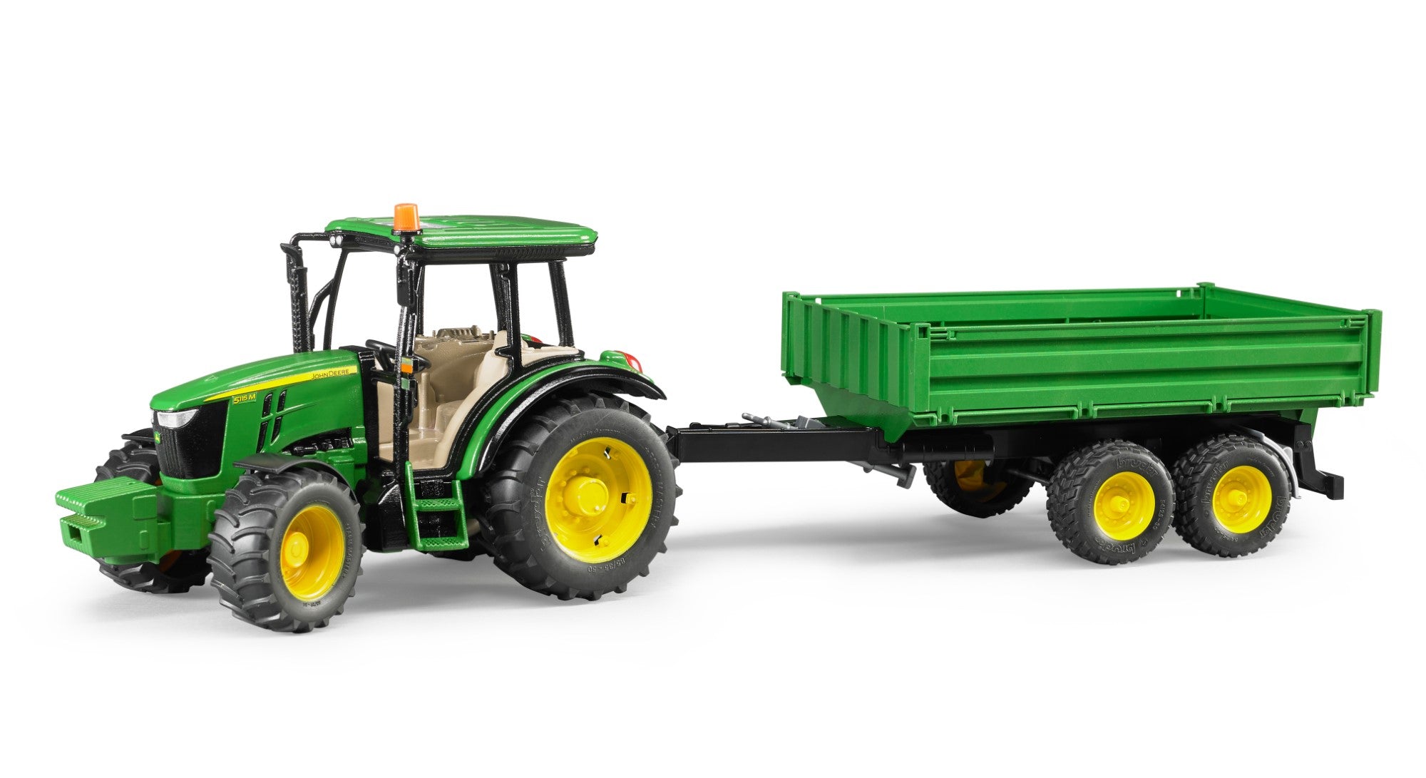 Tracteur John Deere 5115 Avec Remorque