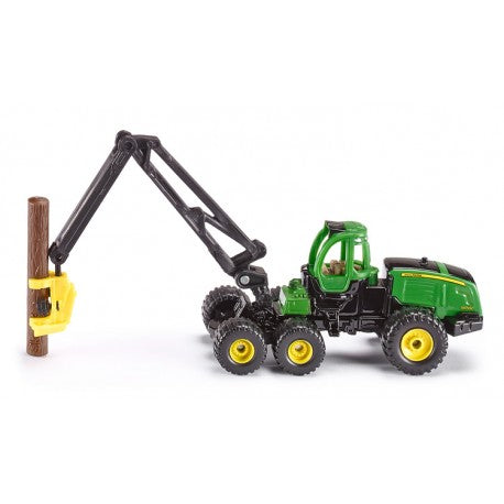 John Deere Harvester 1270 G avec tronc d'arbre