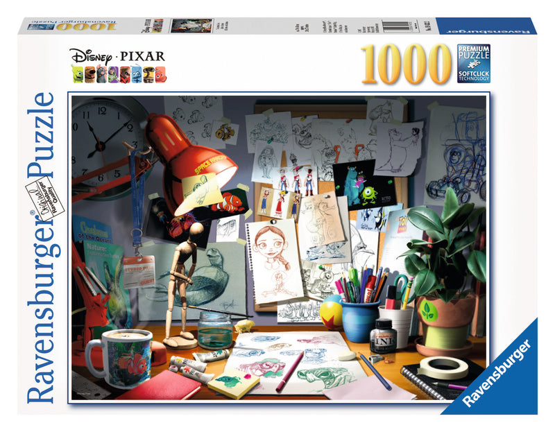 Disney-Pixar: Atelier d'artiste - 1000 pièces