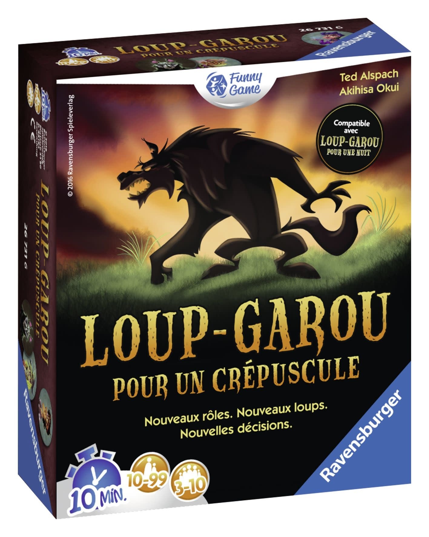 Loup-Garou pour une nuit - Jeux de société et stratégie - JEUX, JOUETS -   - Livres + cadeaux + jeux