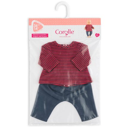 T-Shirt ligné et pantalon 14"