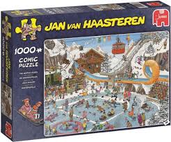 Casse-tête 1000 morceaux Jumbo JVH Jeux d'hiver