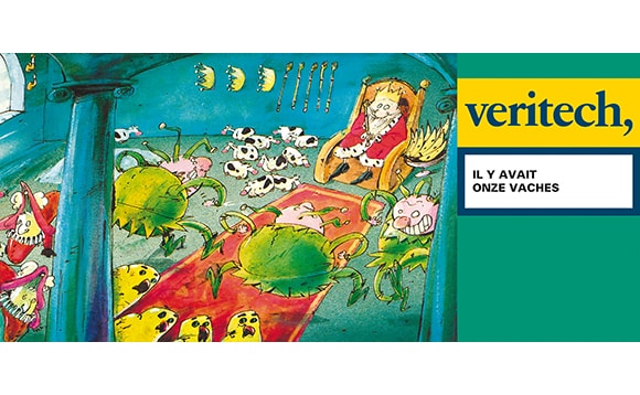 Il y avait onze vaches, livre Veritech