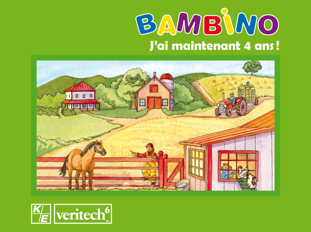 Bambino j'ai déjà 4 ans Cercle, livre Veritech