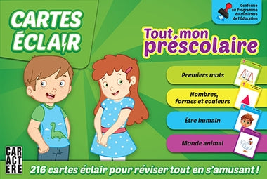 Coffret Cartes éclair Préscolaire