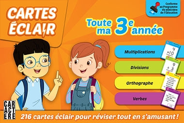 Coffret Cartes éclair 3ème année