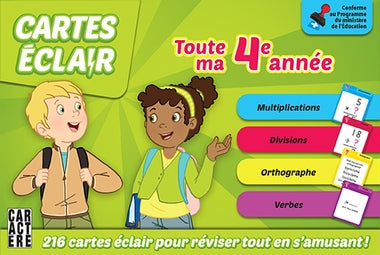 Coffret Cartes éclair 4ème année