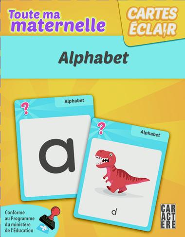 Cartes éclair Toute ma maternelle Alphabet