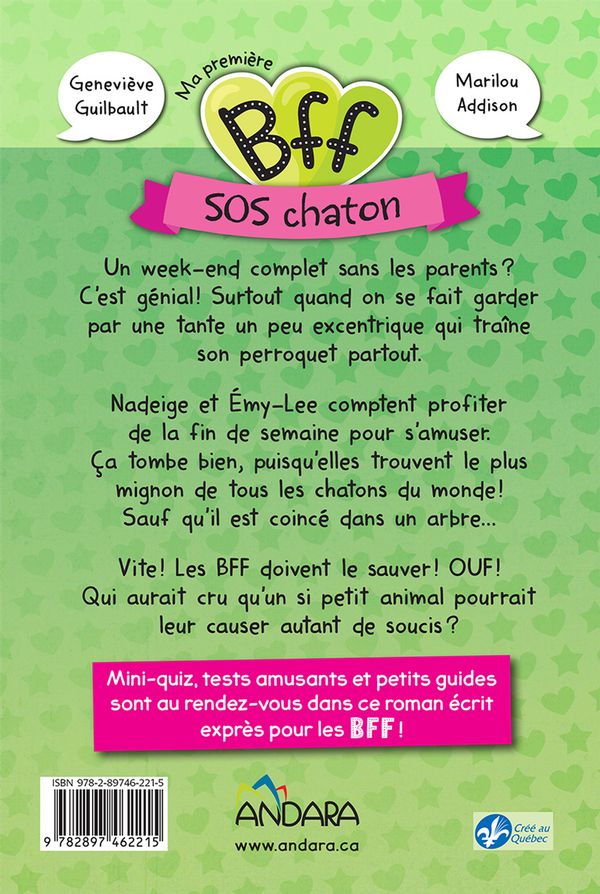 Ma première BFF 04  SOS chaton