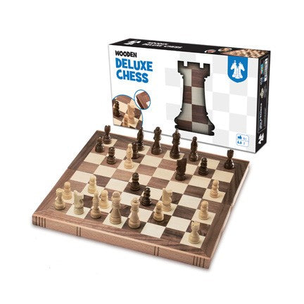 Jeu d'échecs en bois deluxe