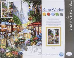 Peinture à numéros Printemps à Paris 14X20"