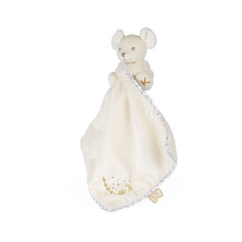 Doudou calin souris crème 20cm